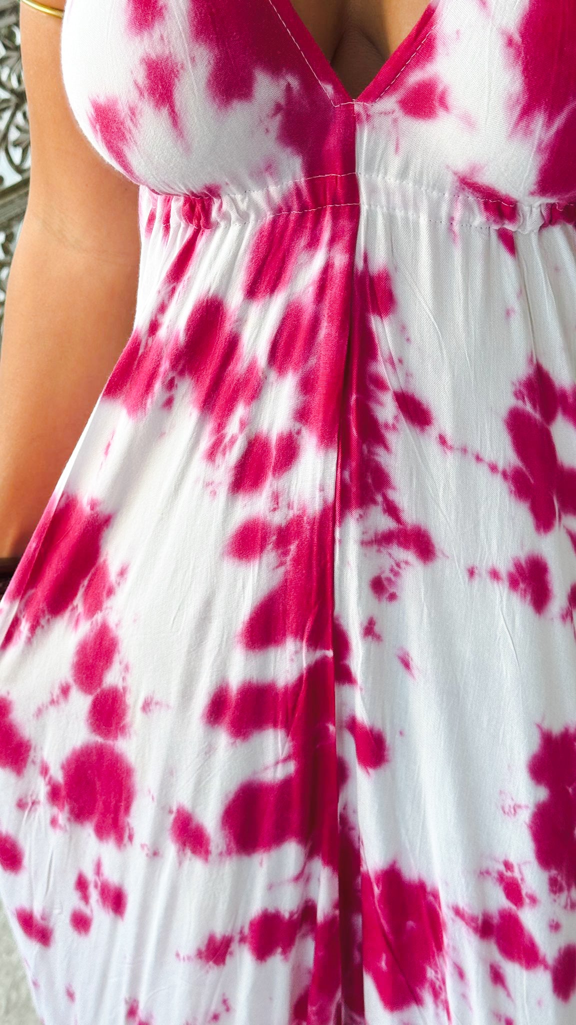 Bohemian Dress-Pink