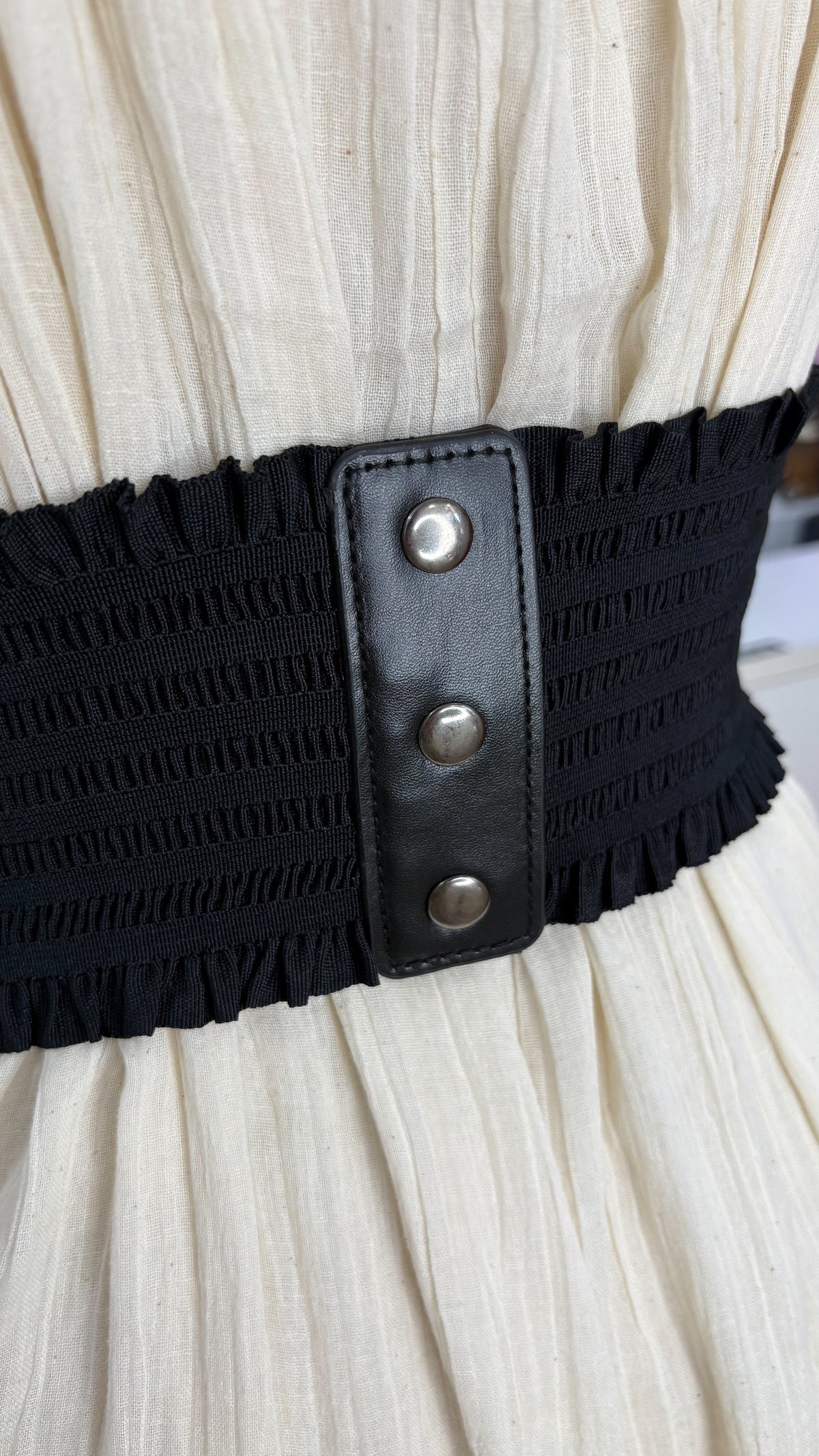 Morocco Lace-Up Elastic Corset Belt