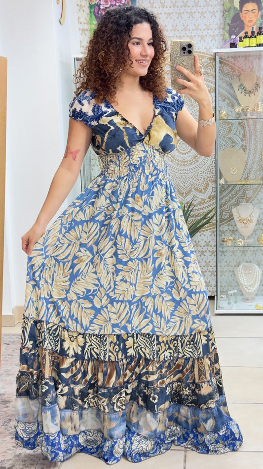 Peasant Patchwork Dress