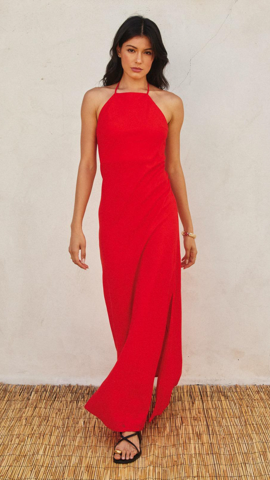 PRE-ORDER Aisha Dress- Red