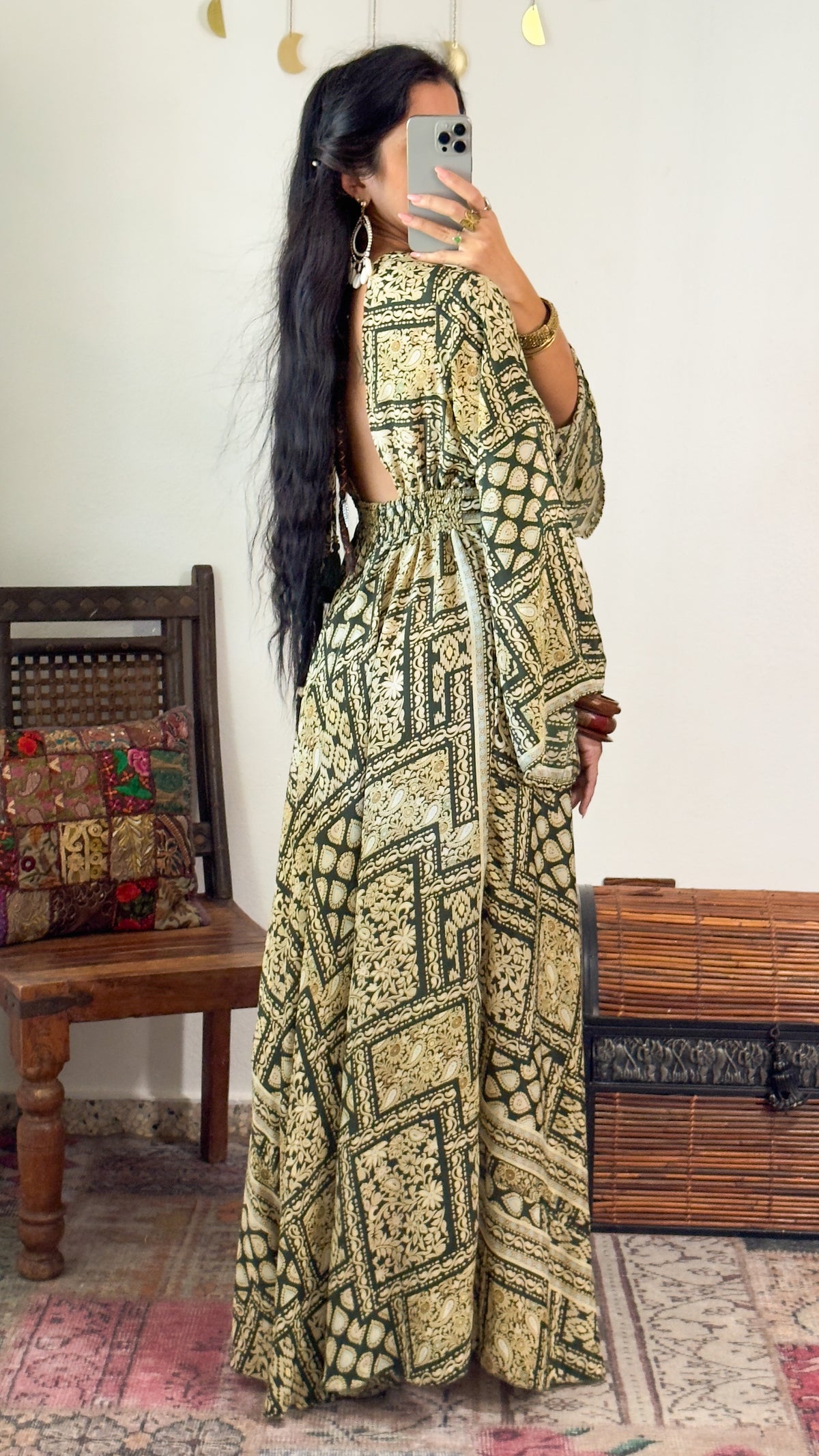 Indigo Dress- Olive