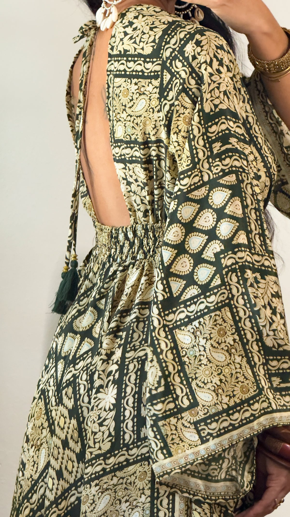 Indigo Dress- Olive