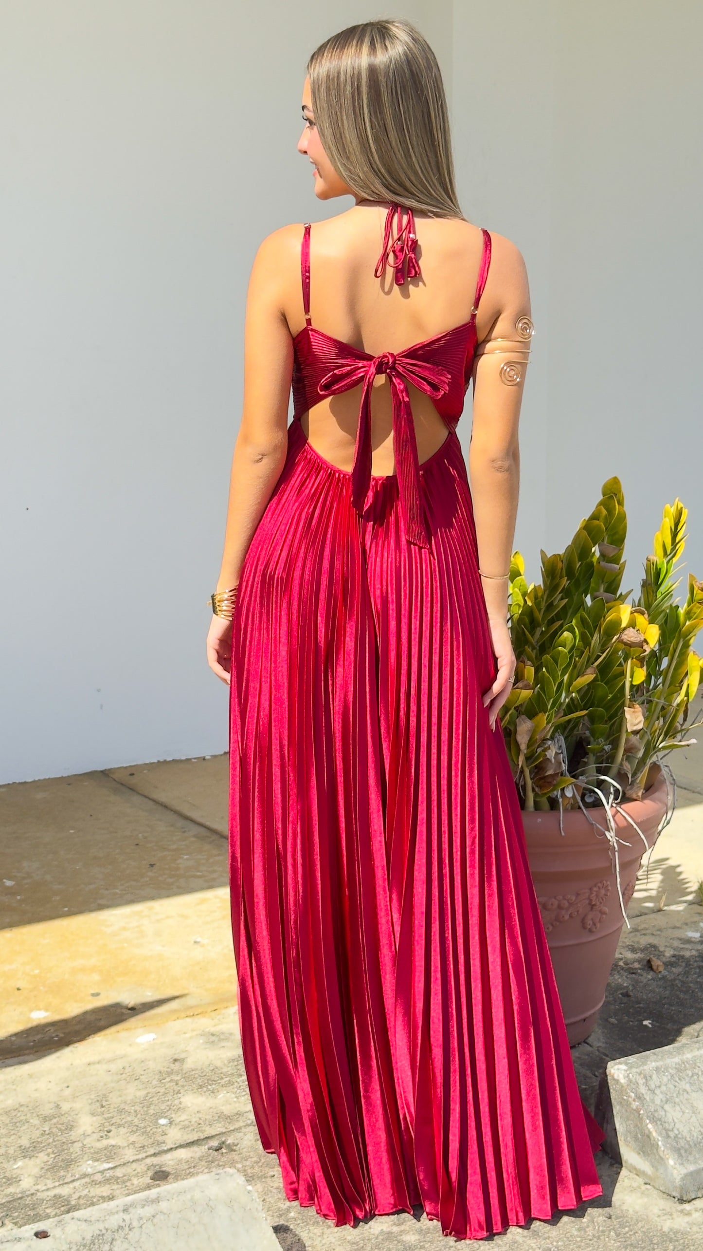 Valentina Pleated Dress