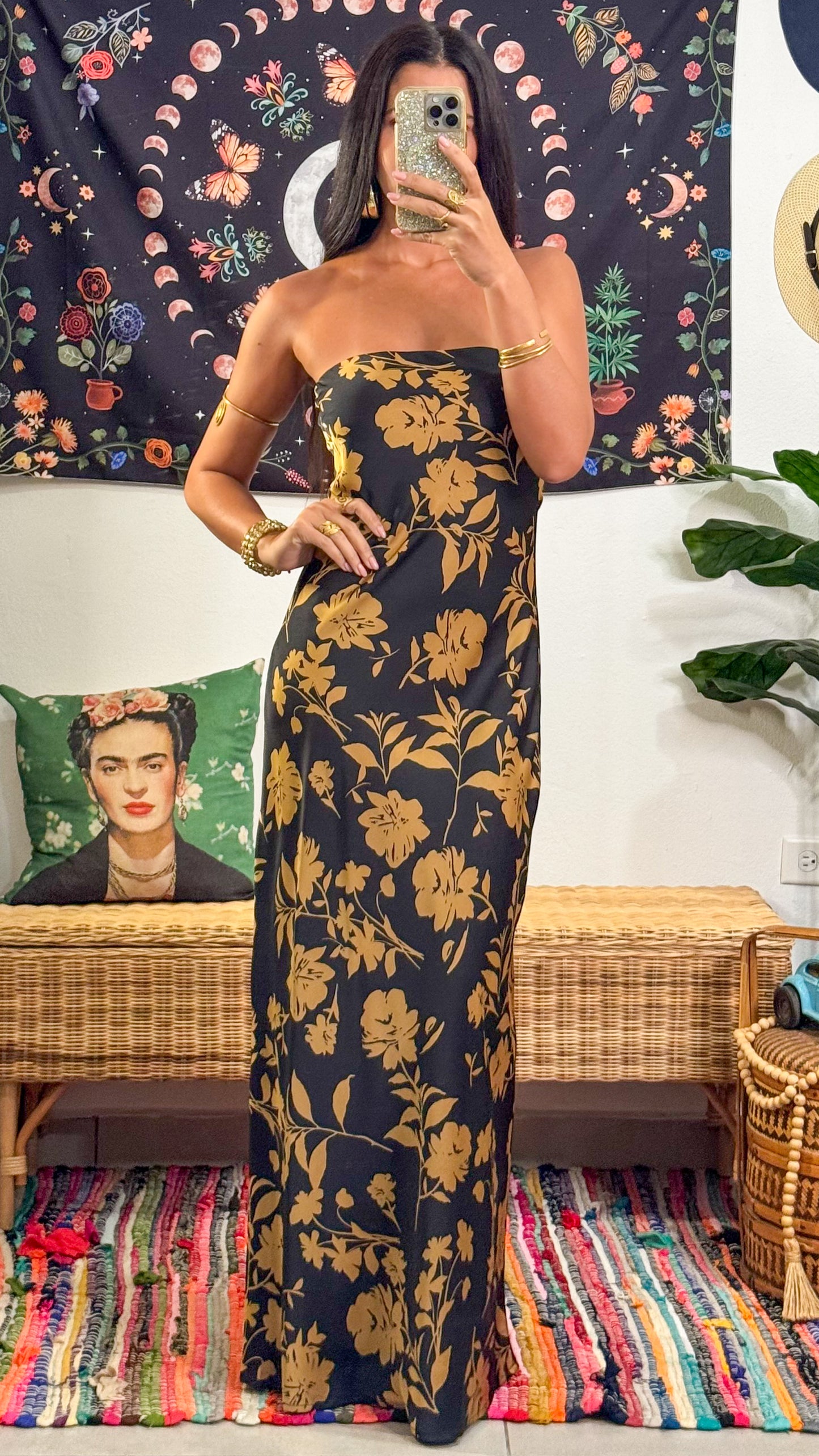 Florencia Maxi Dress-Black