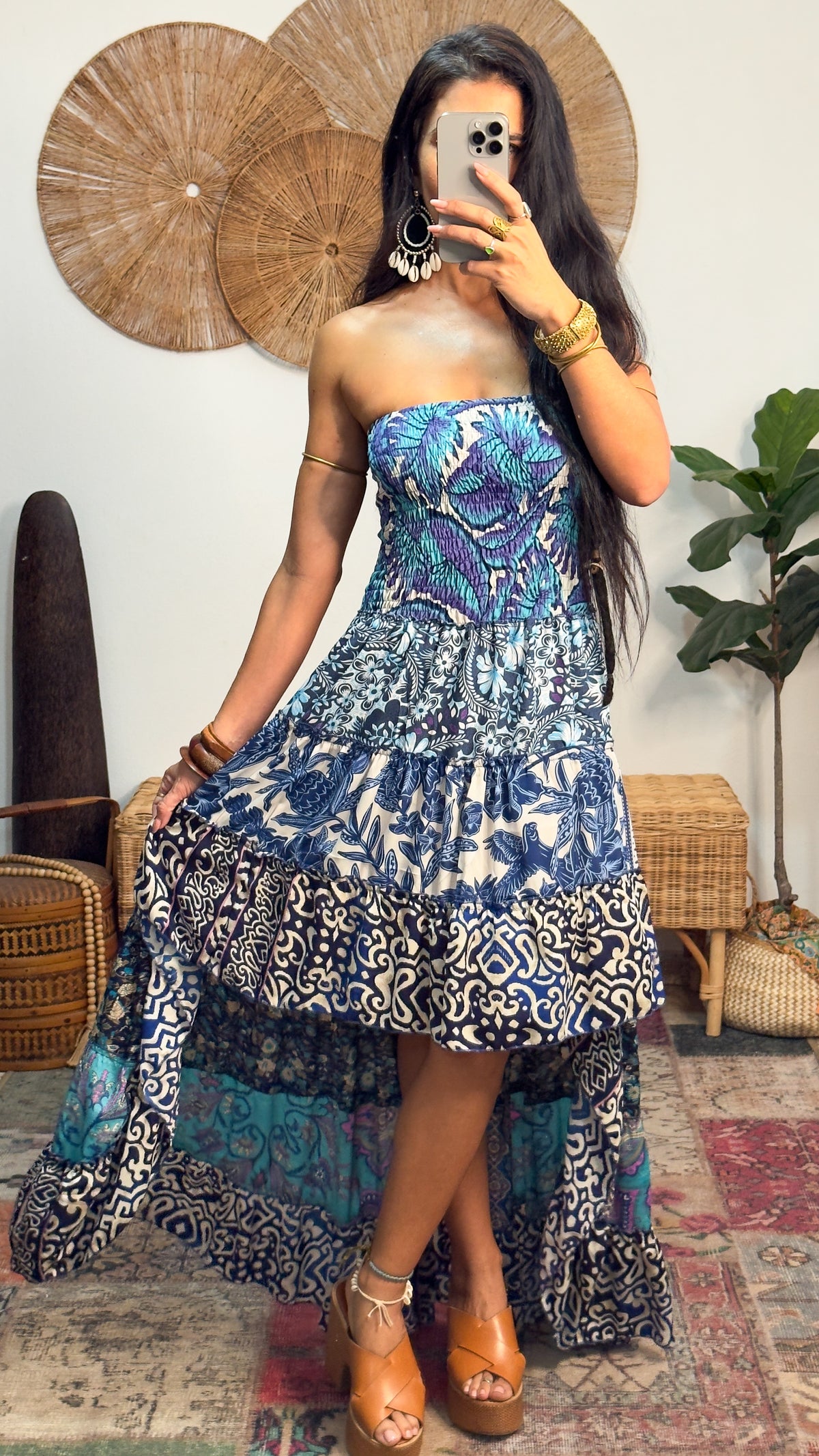Akila Patchwork Dress