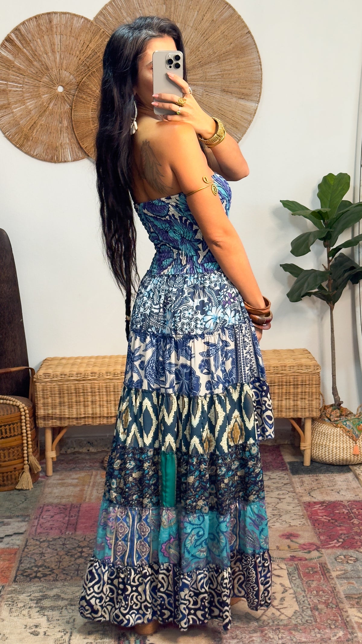 Akila Patchwork Dress