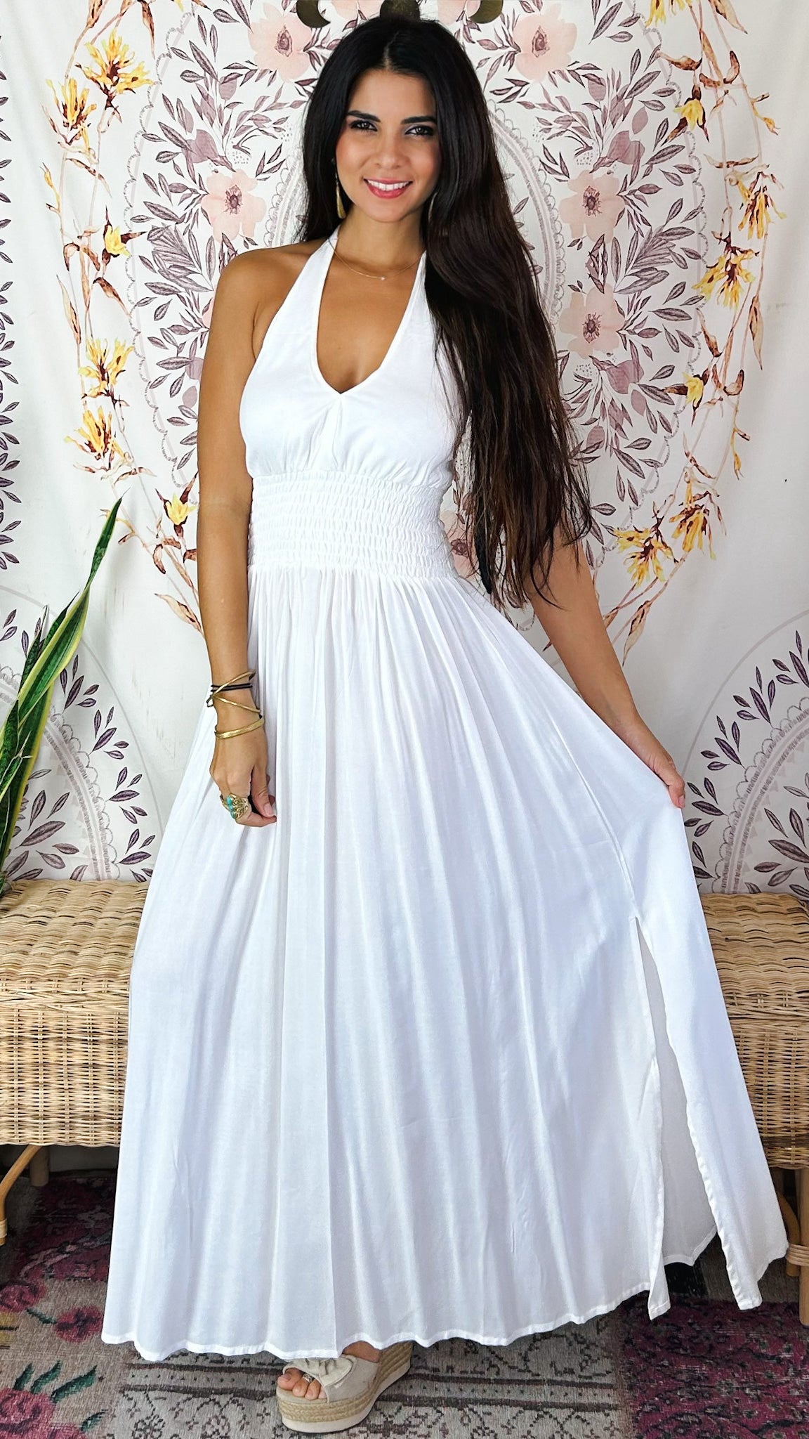 Adeline Dress- White