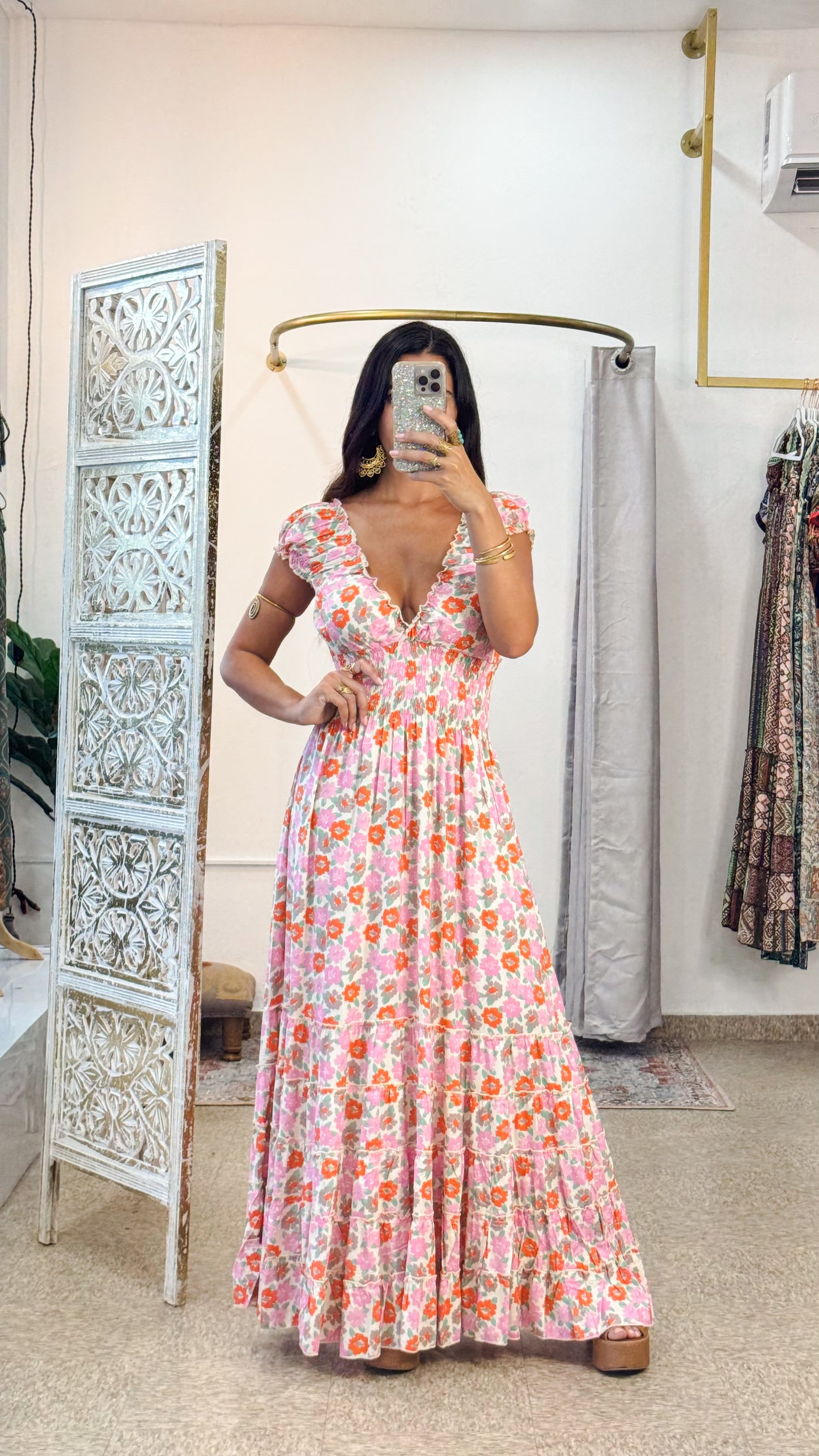 Peasant Maxi Dress