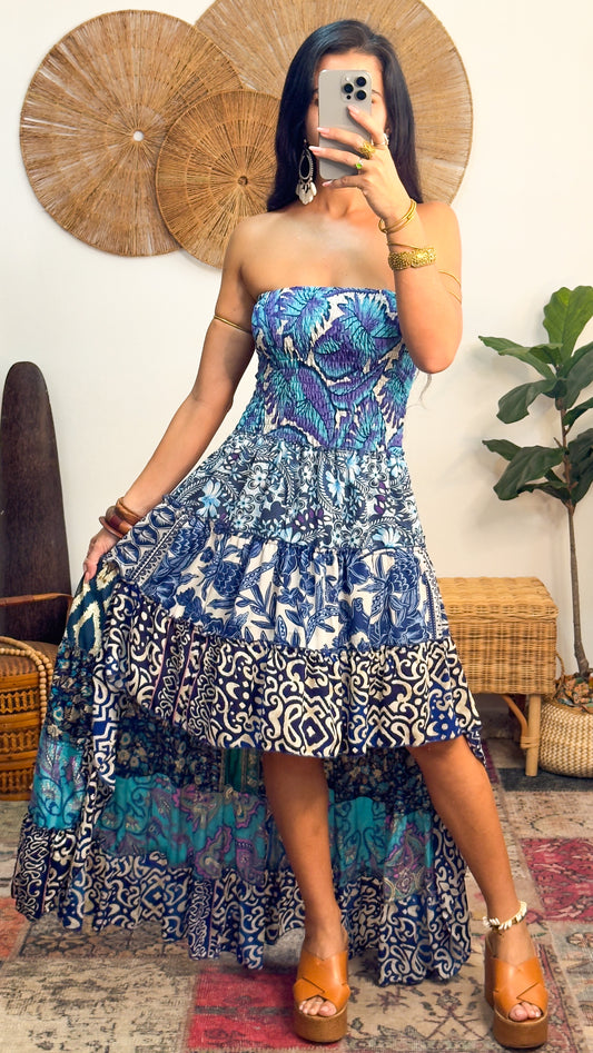 Akila Patchwork Dress