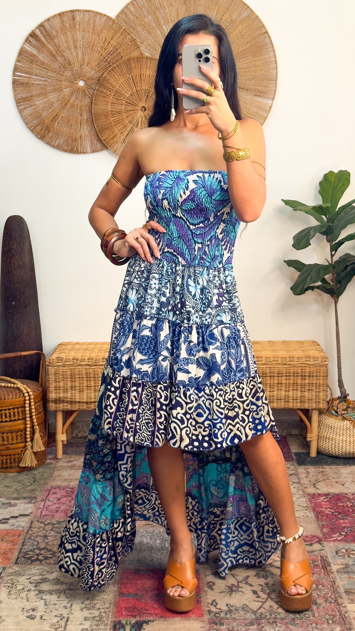 Akila Patchwork Dress