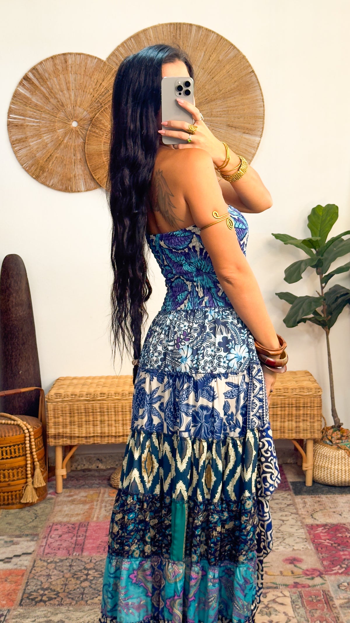 Akila Patchwork Dress