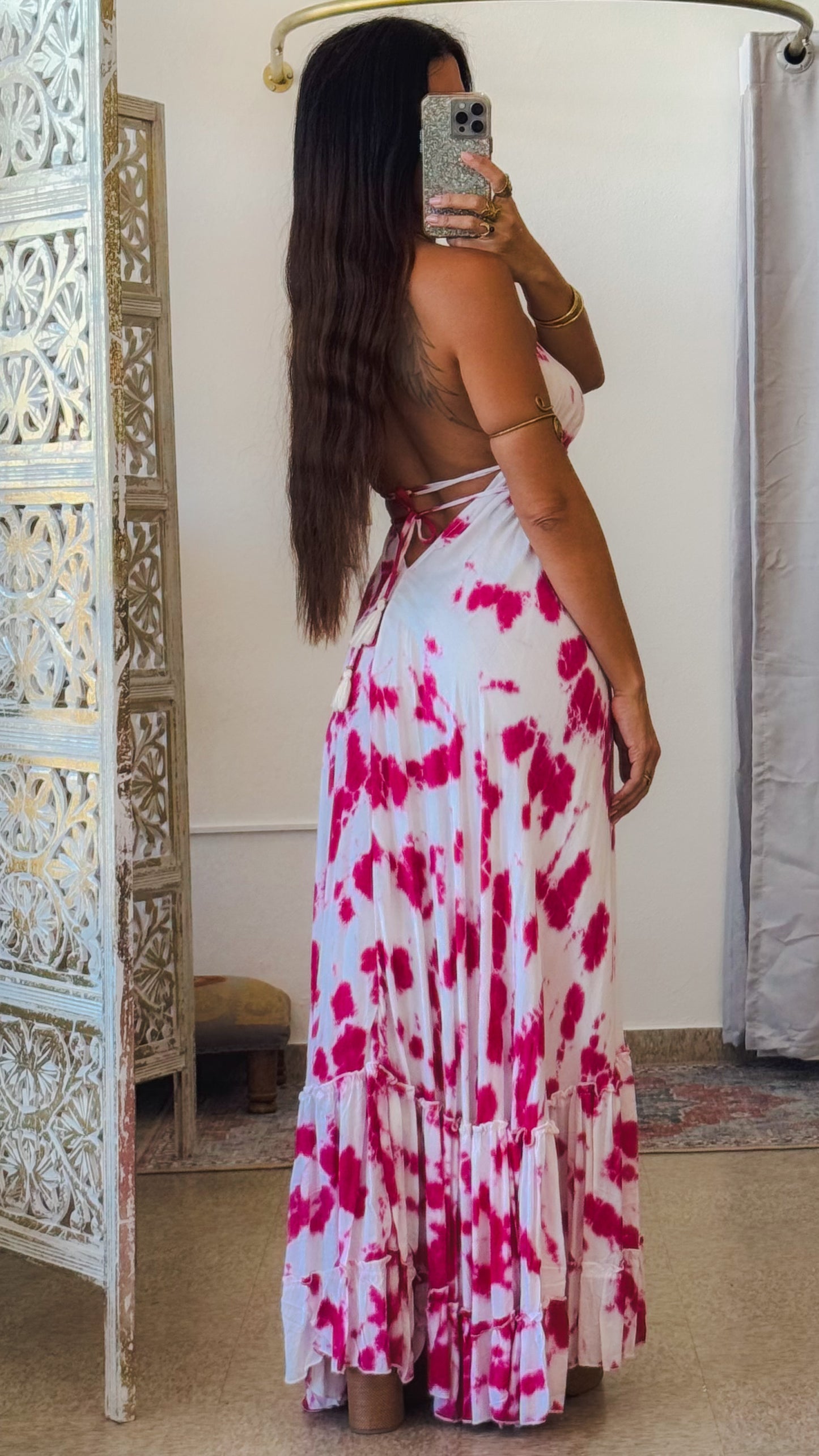 Bohemian Dress- Pink