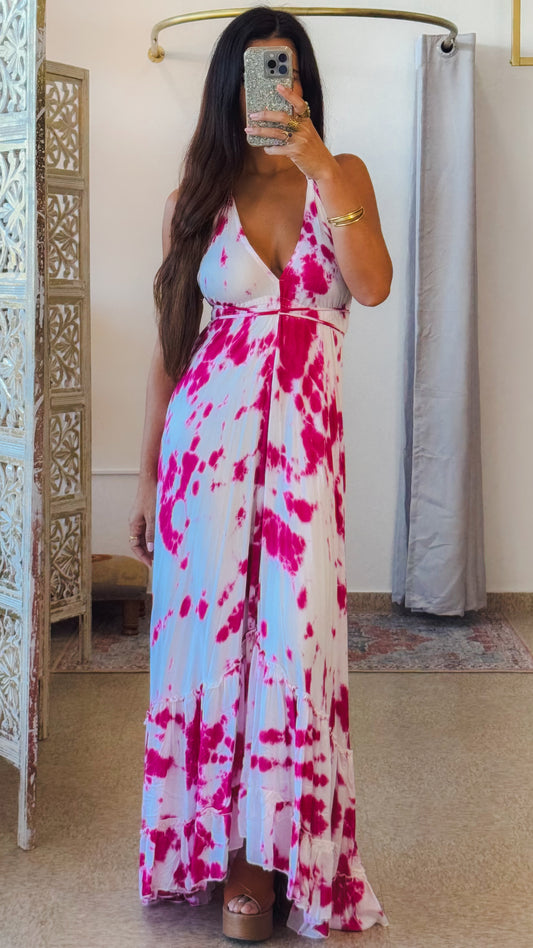 Bohemian Dress- Pink