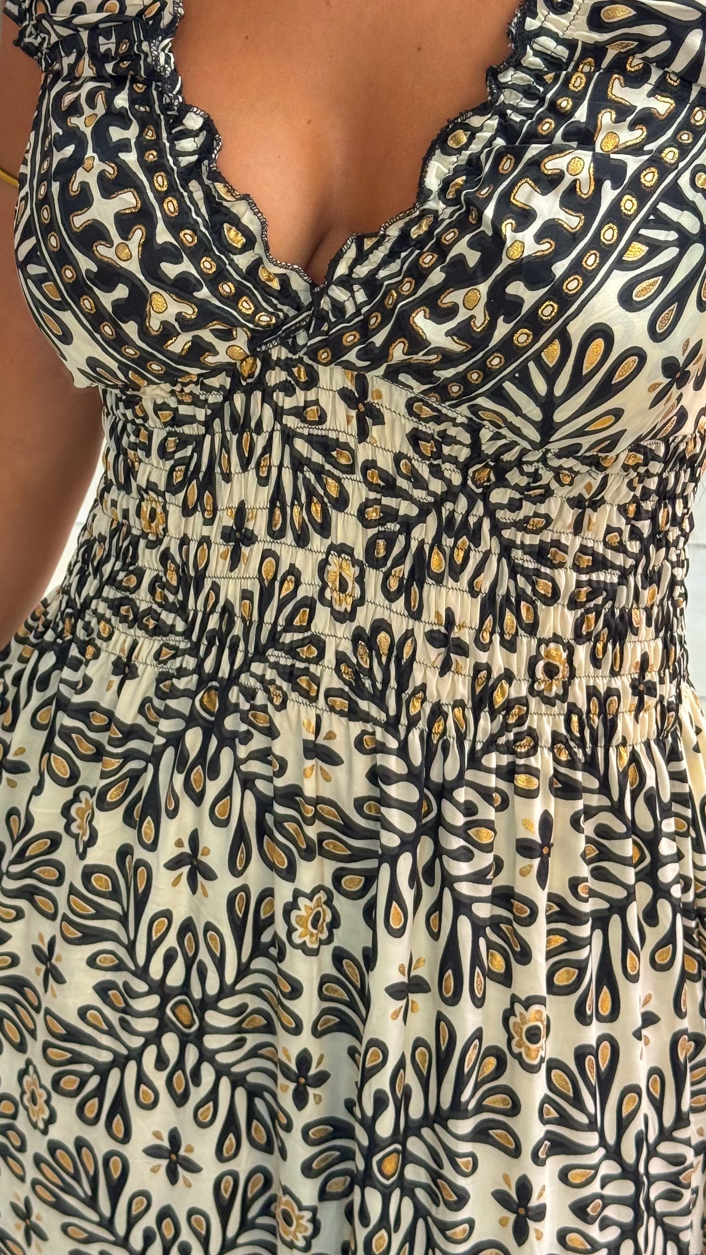 Peasant Maxi Dress