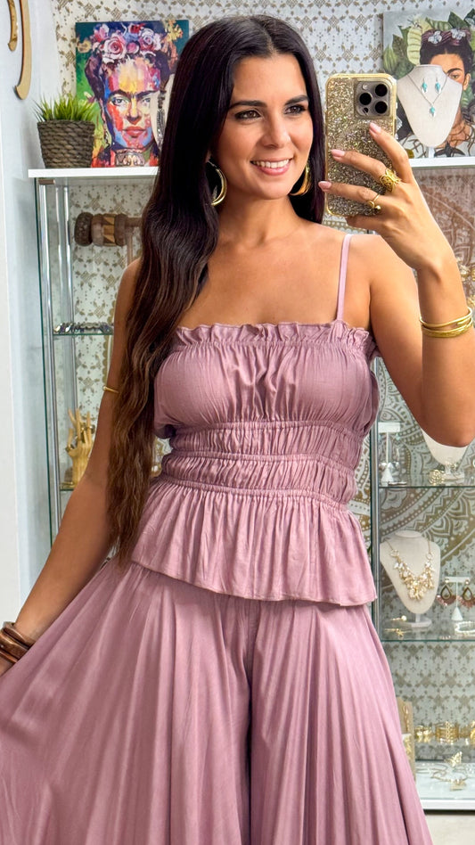 Thao Top-Vintage Rose