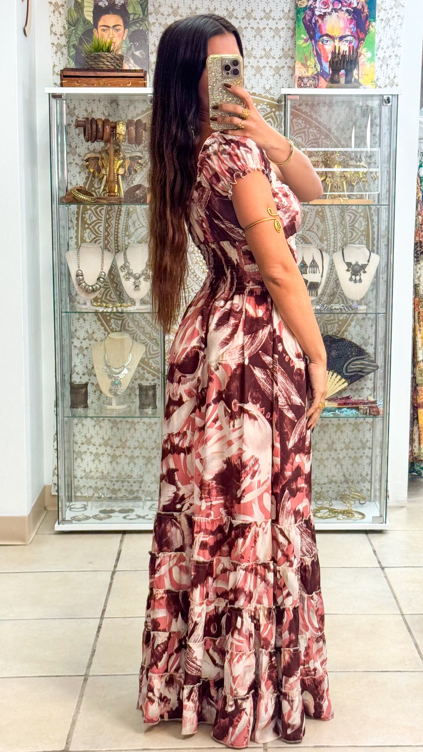 Peasant Maxi Dress