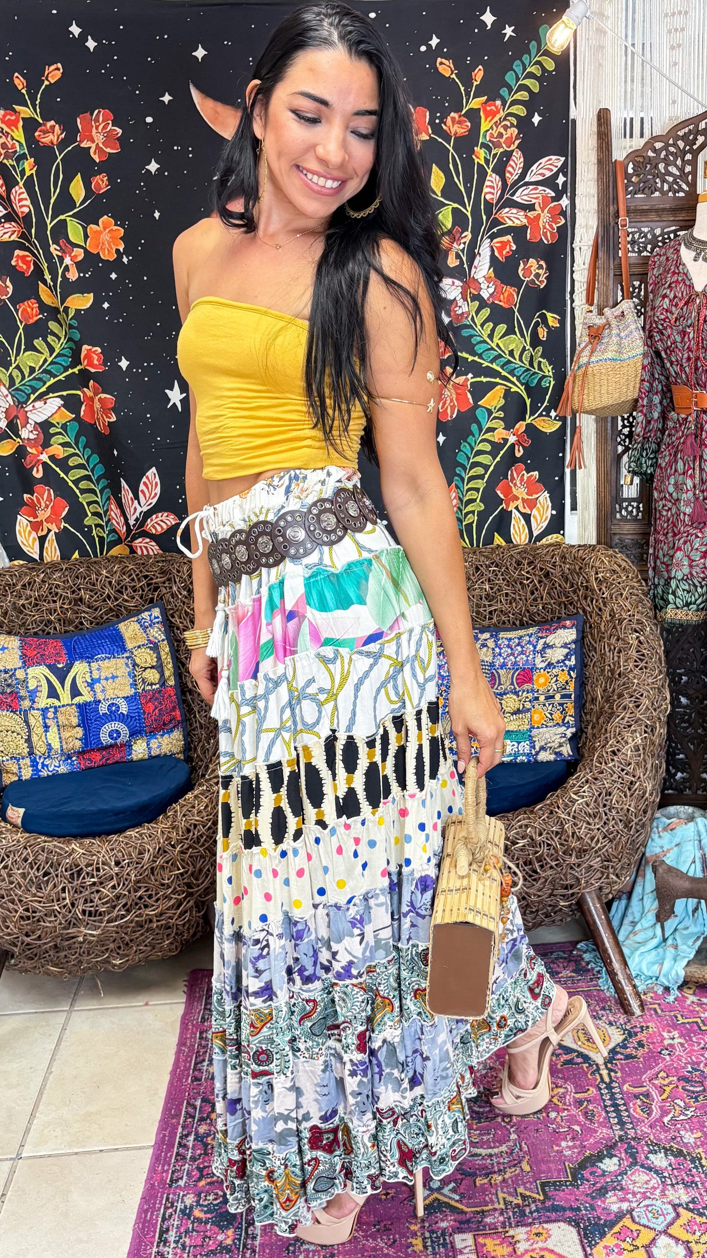 Hippie Patchwork Skirt
