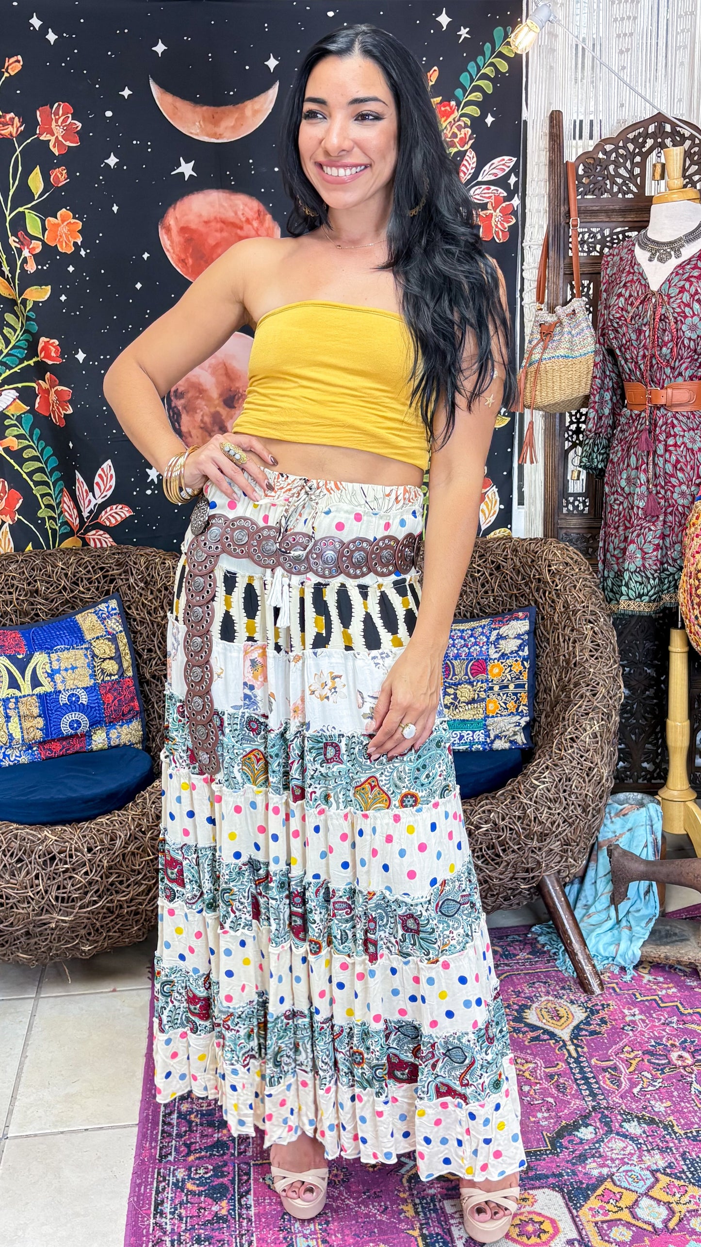 Hippie Patchwork Skirt