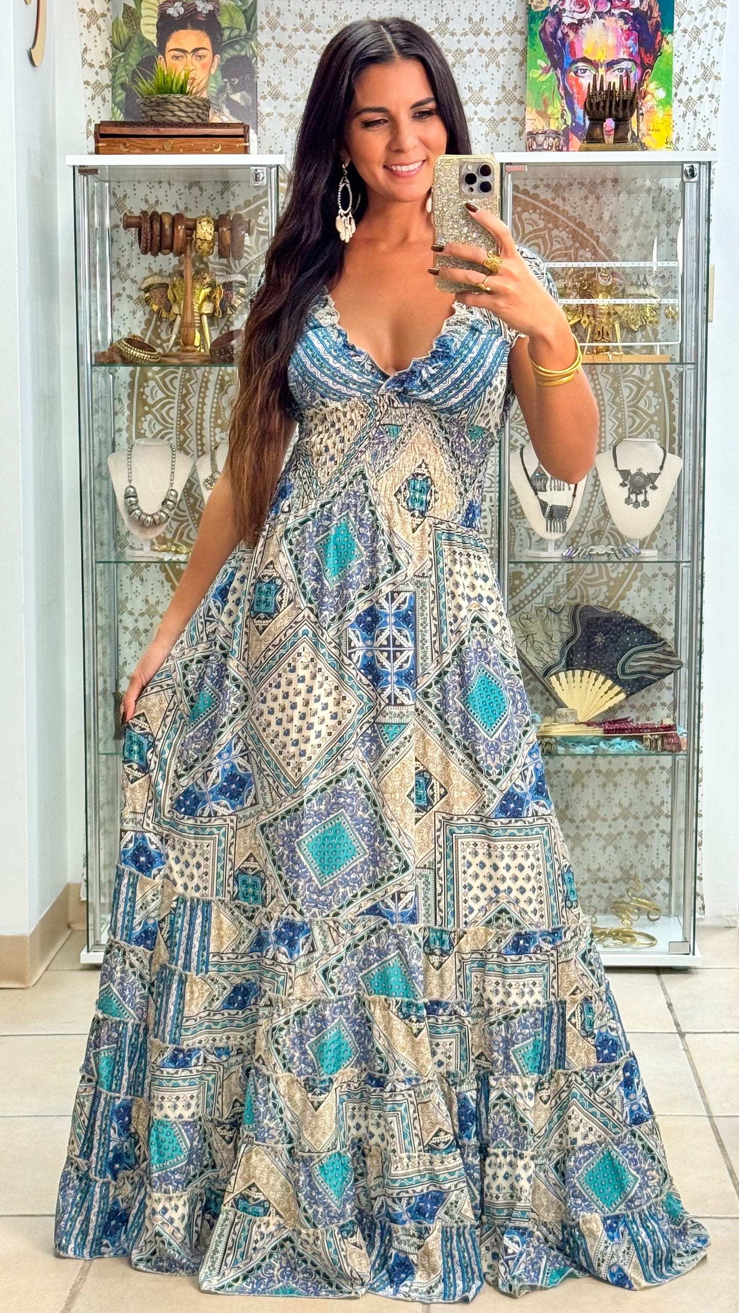 Peasant Maxi Dress