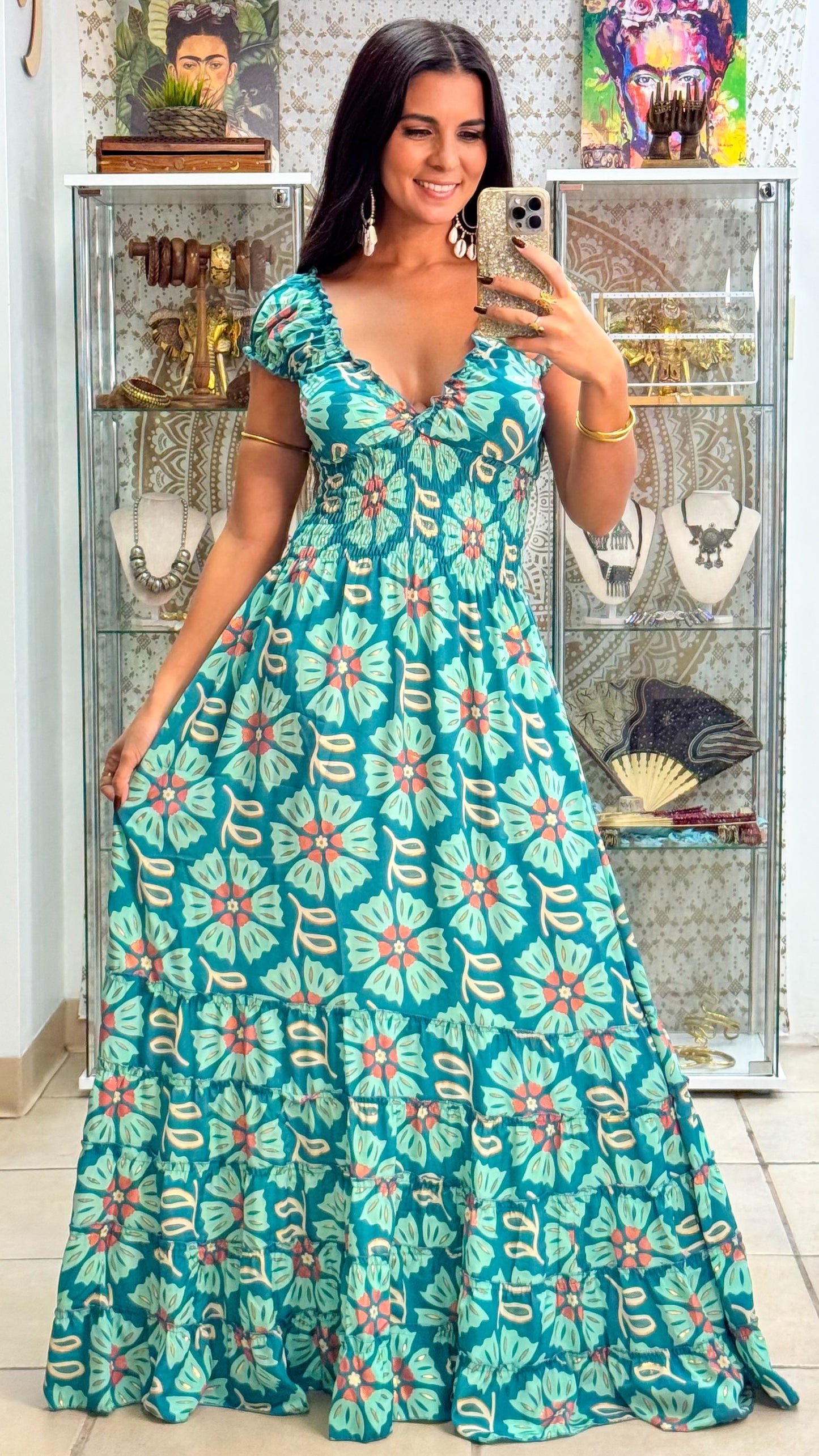 Peasant Maxi Dress