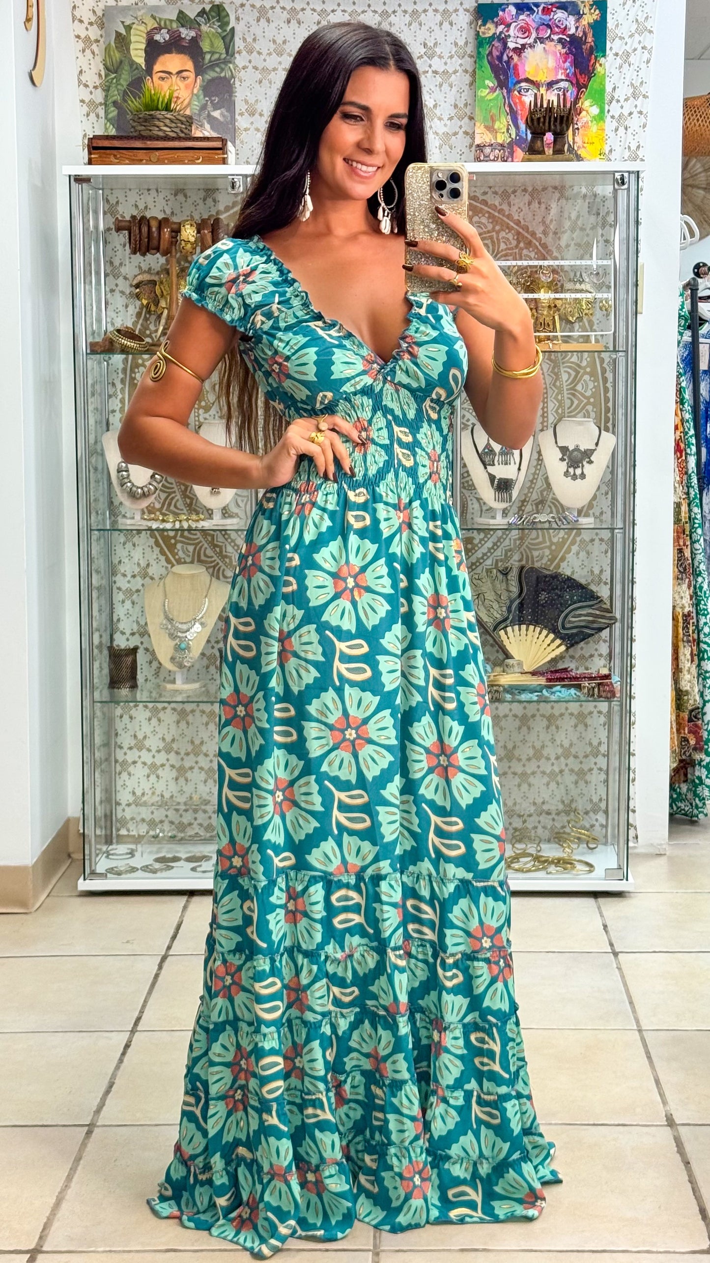 Peasant Maxi Dress