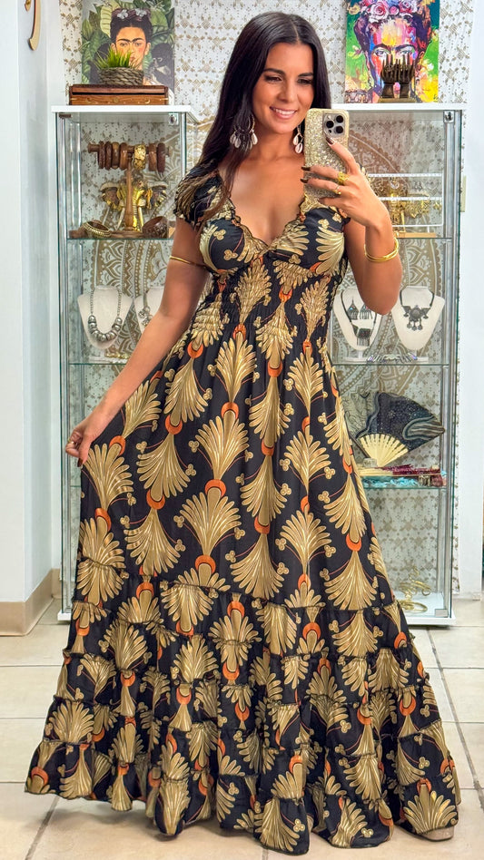 Peasant Maxi Dress