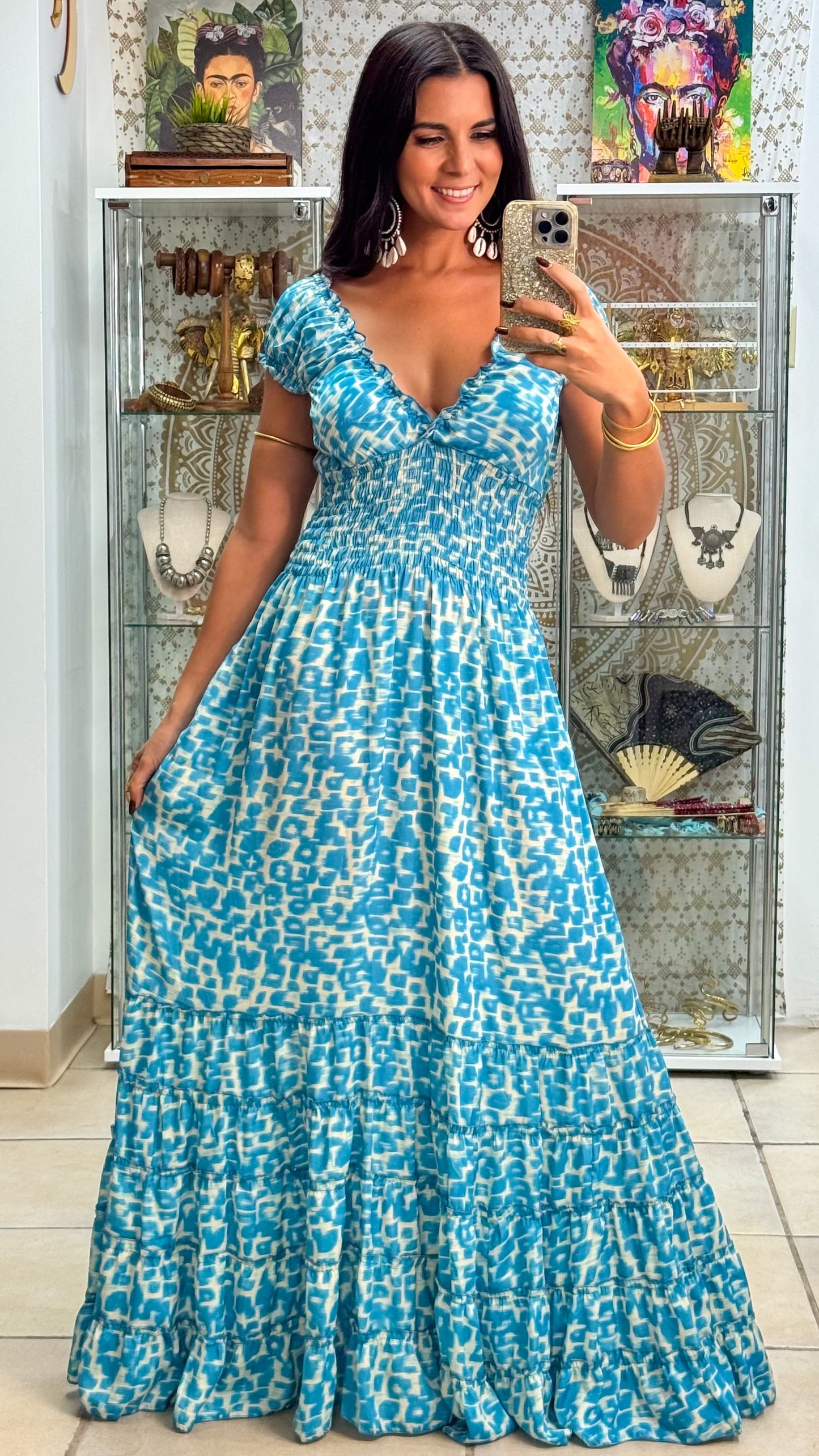 Peasant Maxi Dress
