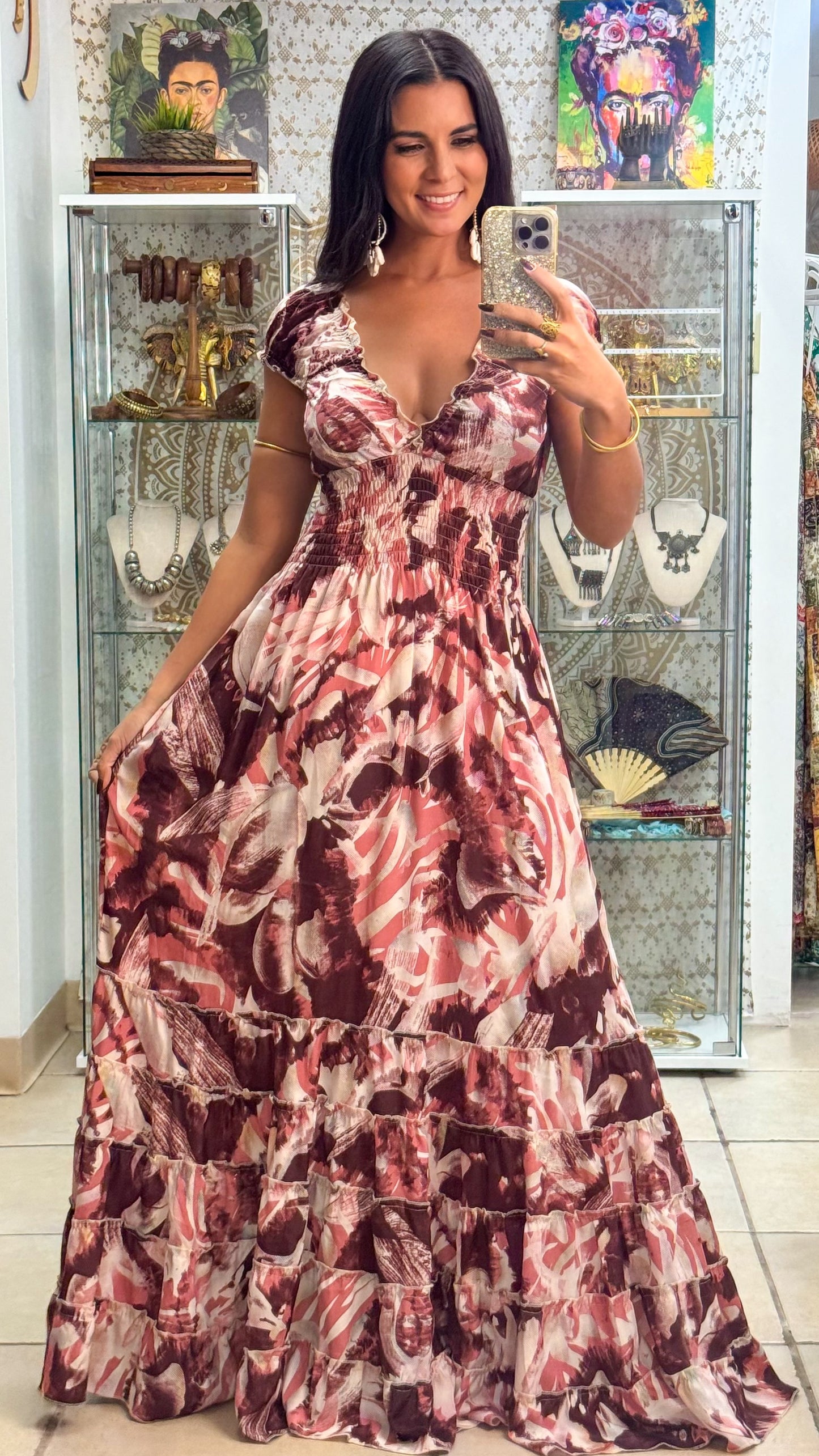 Peasant Maxi Dress