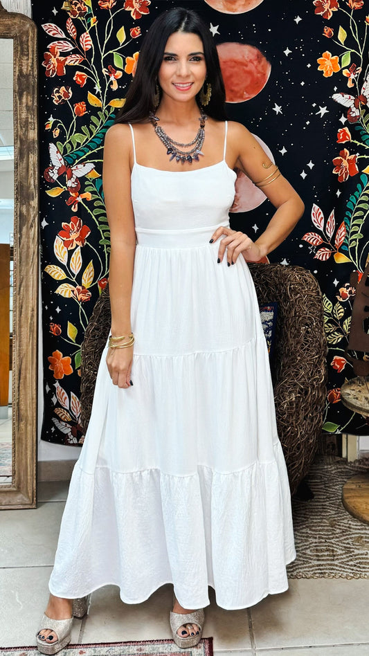 Jaya Maxi Dress- White