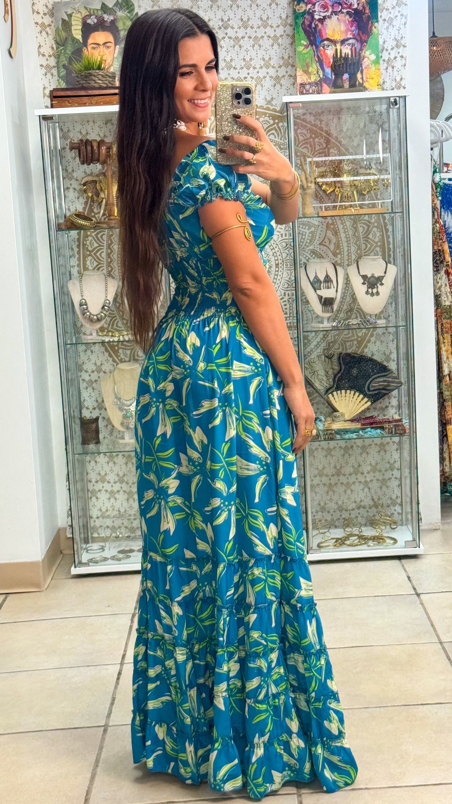 Peasant Maxi Dress