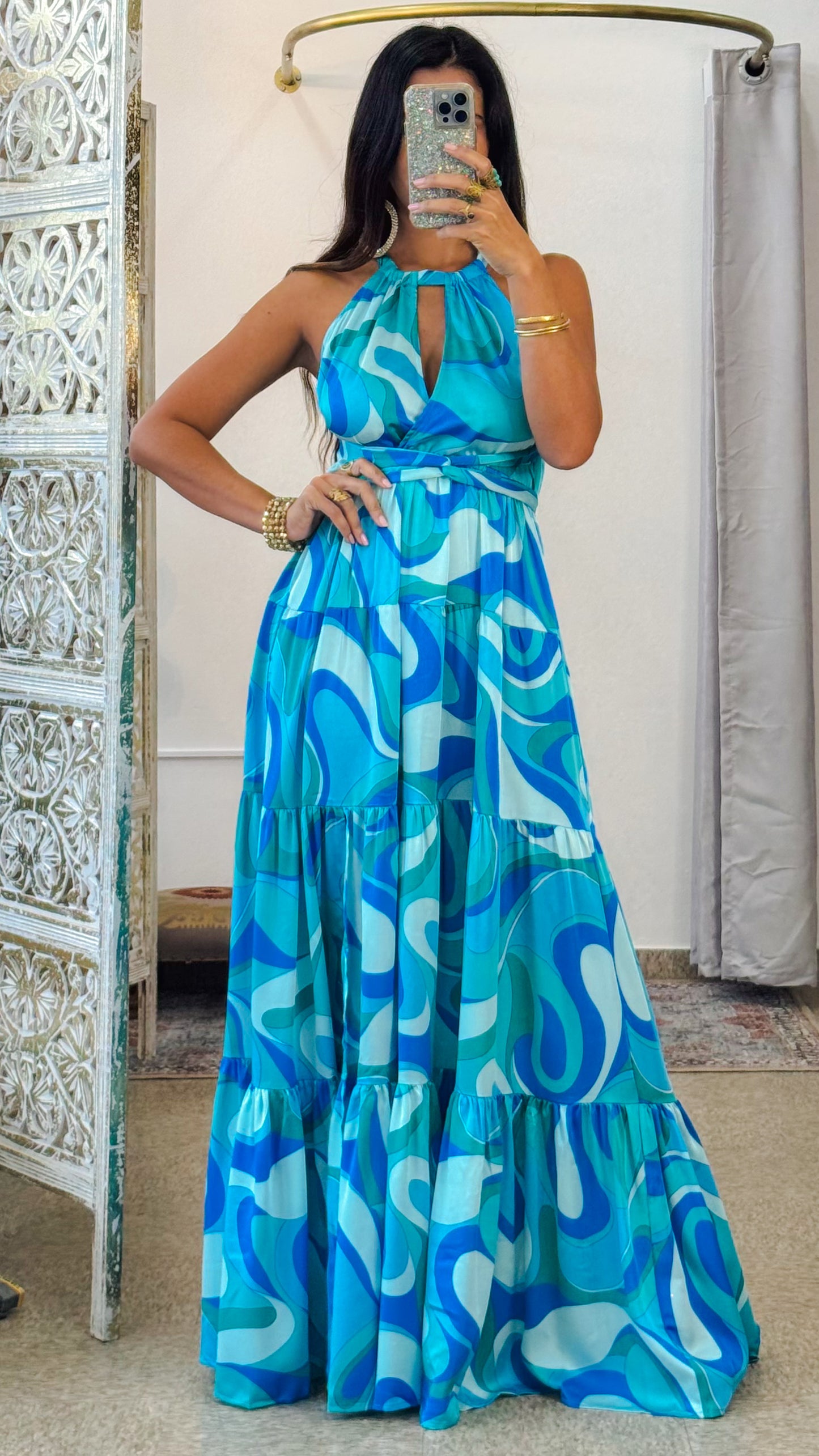 Azariel Dress- Blue