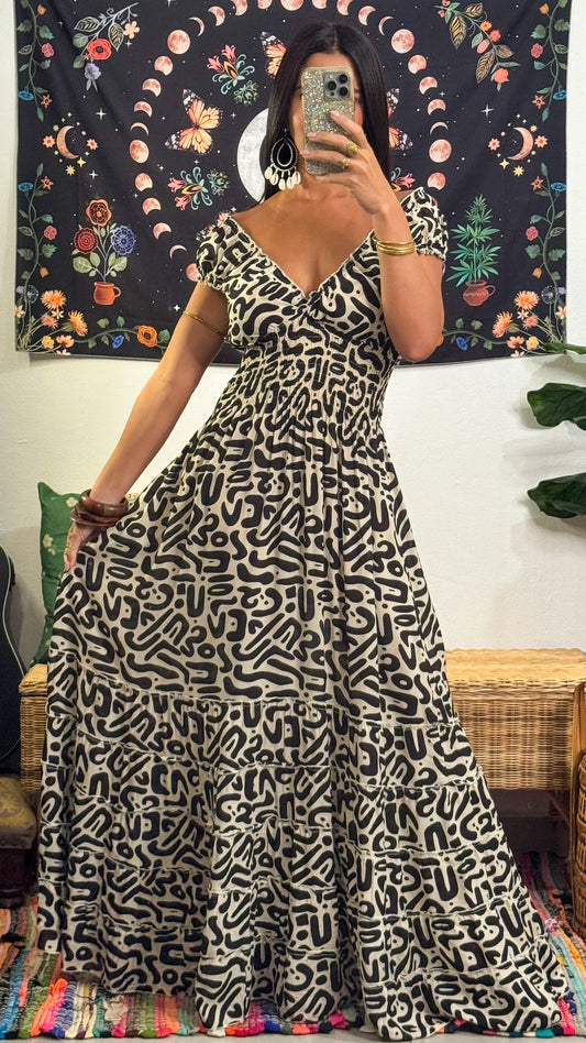 Peasant Rayon Dress
