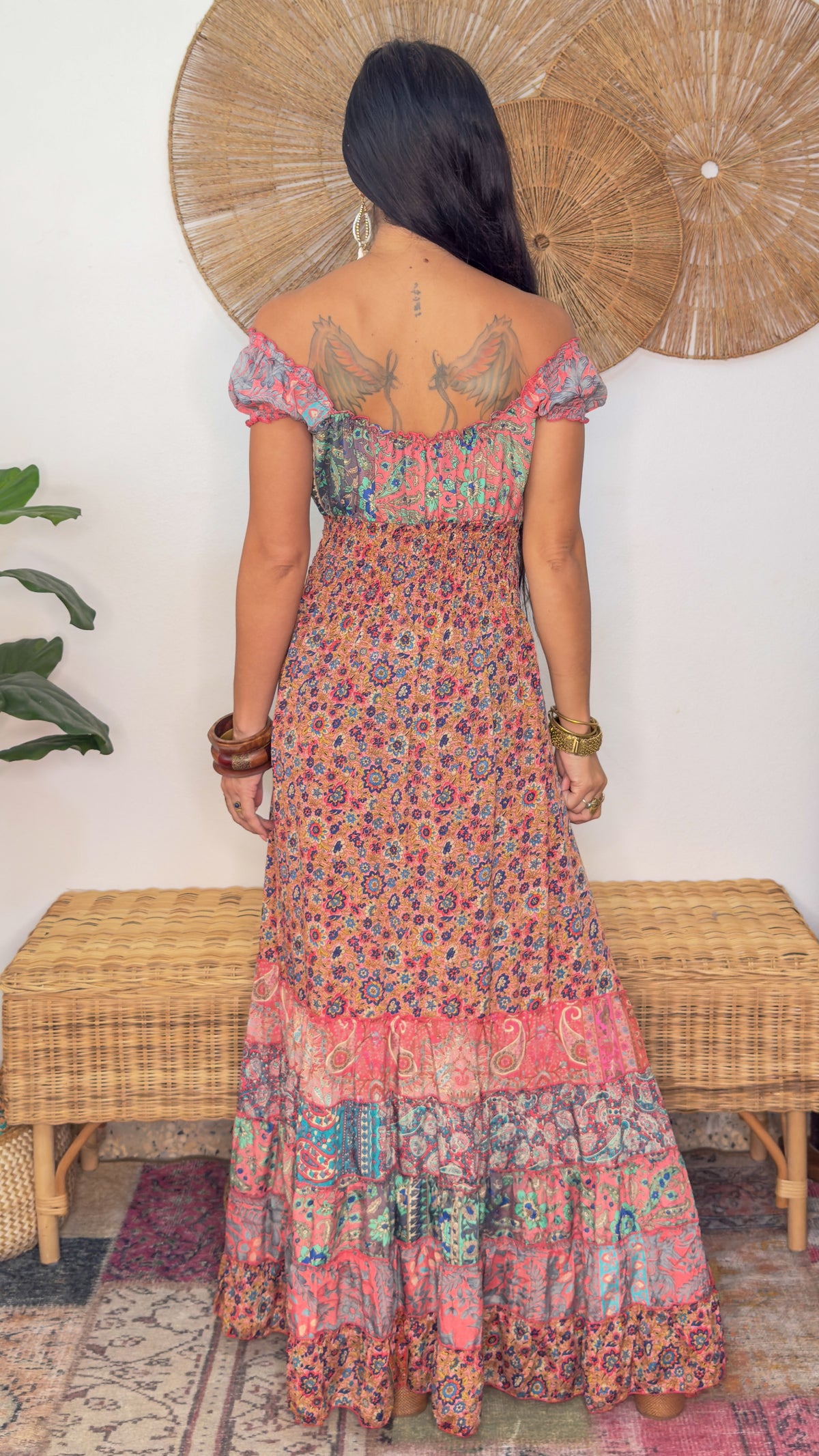 Peasant Patchwork Dress