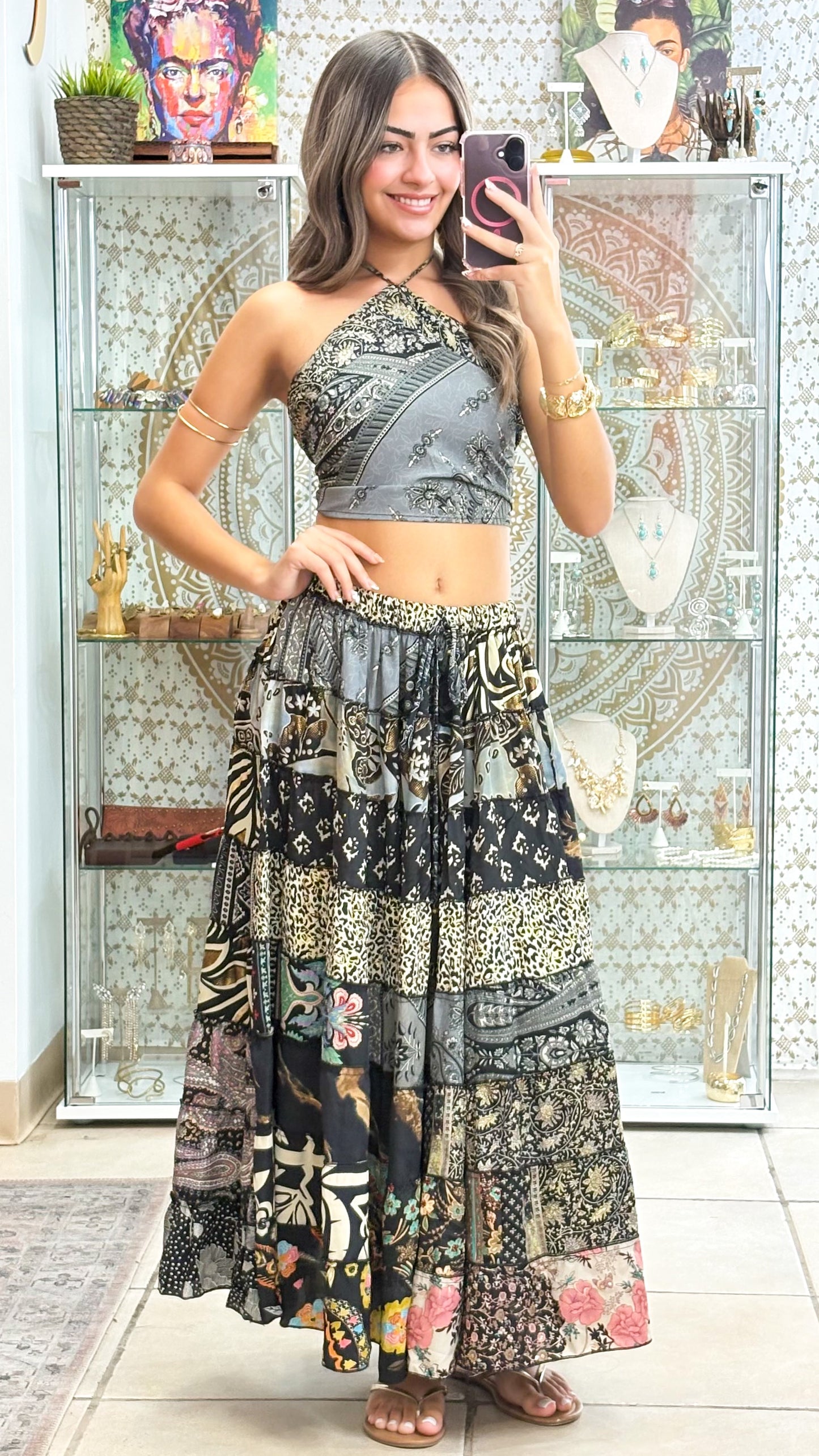 Hippie Patchwork Skirt