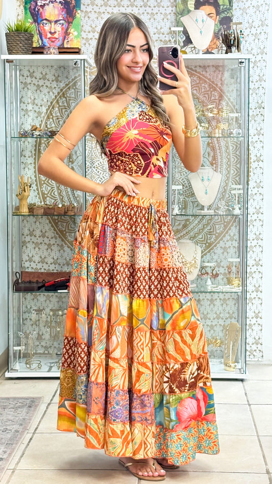 Hippie Patchwork Skirt