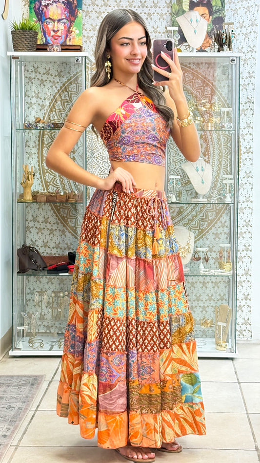 Hippie Patchwork Skirt