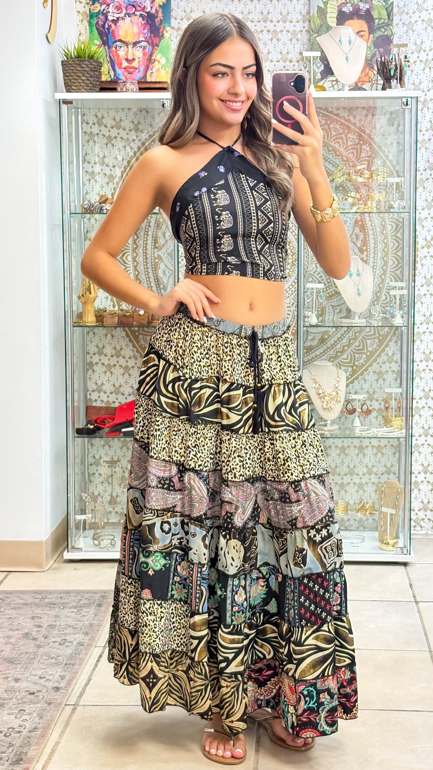 Hippie Patchwork Skirt