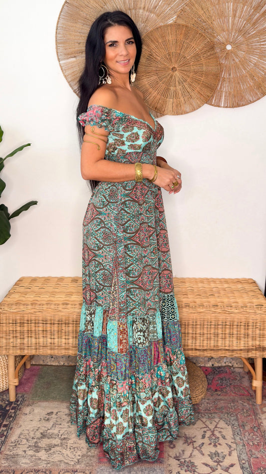 Peasant Patchwork Dress