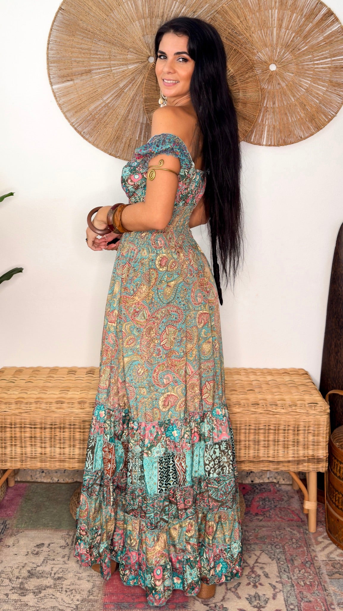 Peasant Patchwork Dress