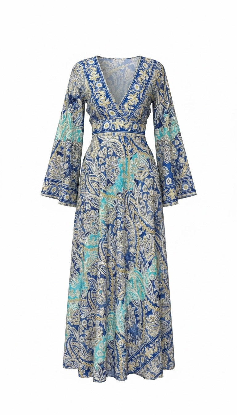 Indigo Dress- Blue