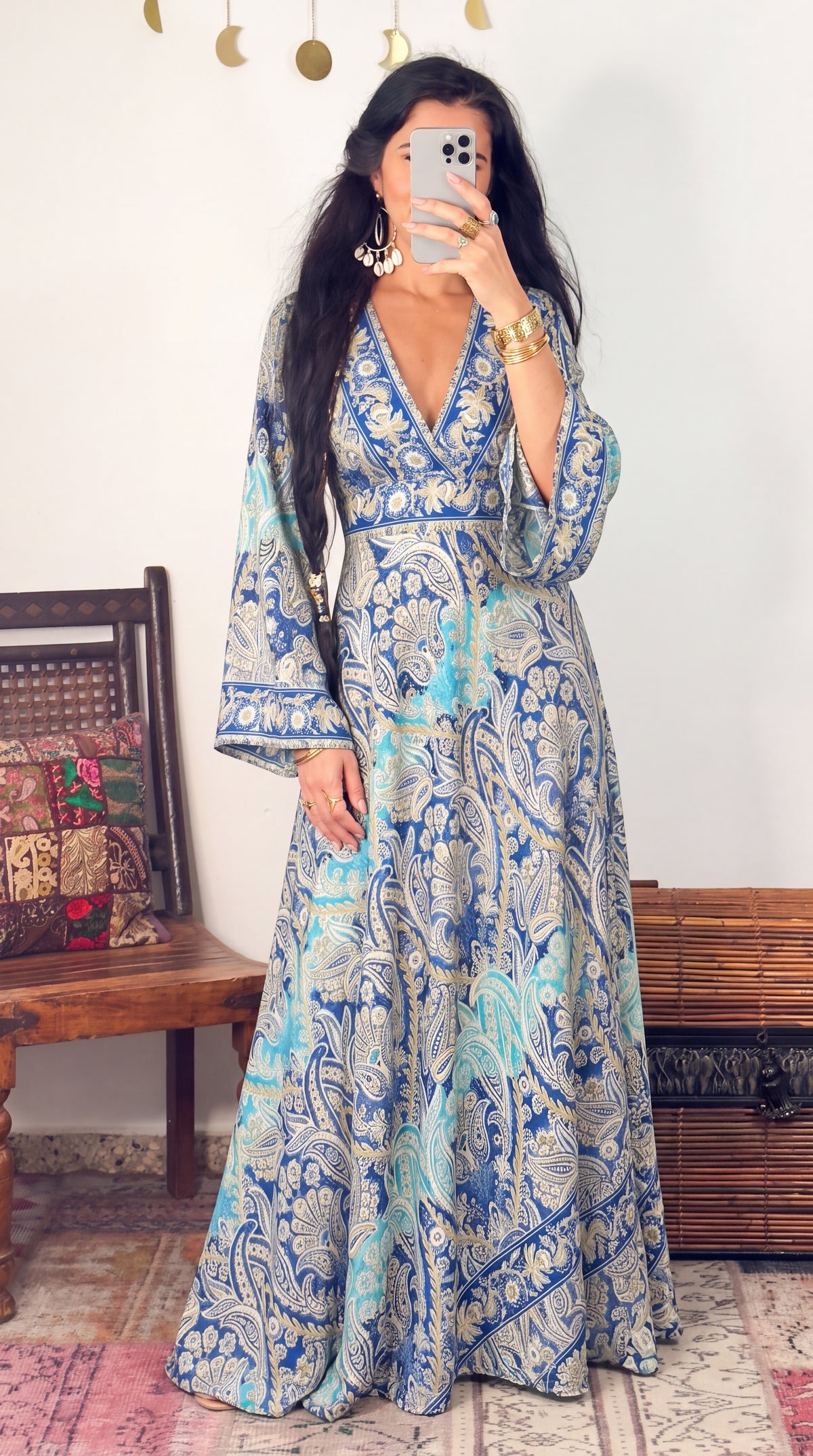 Indigo Dress- Blue