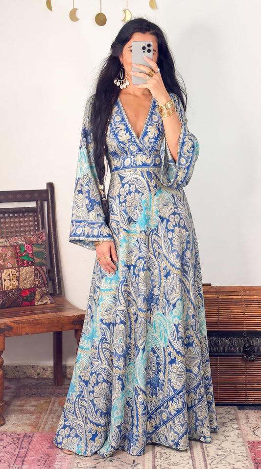 Indigo Dress- Blue