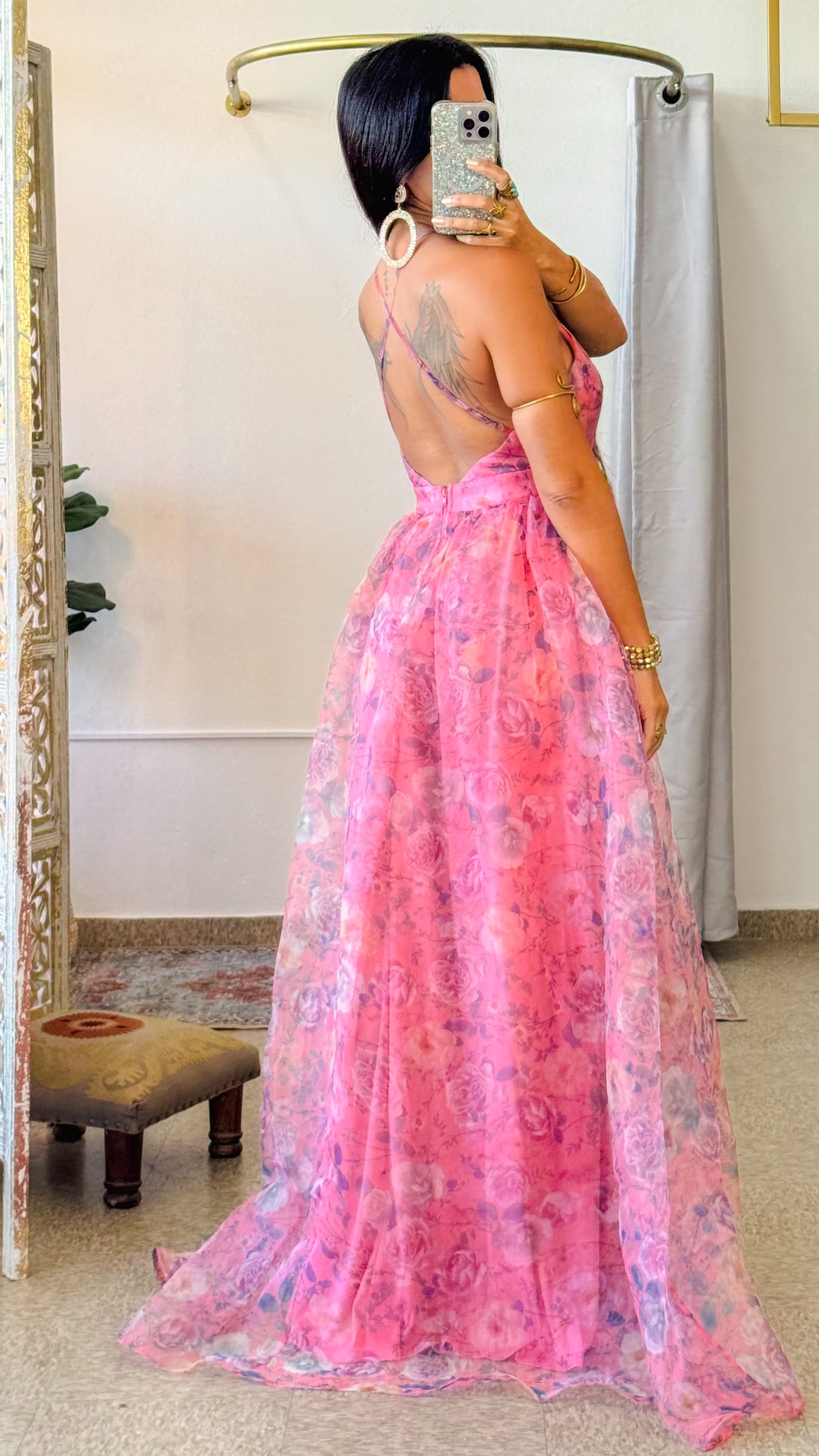 Aurora Maxi Dress- Pink