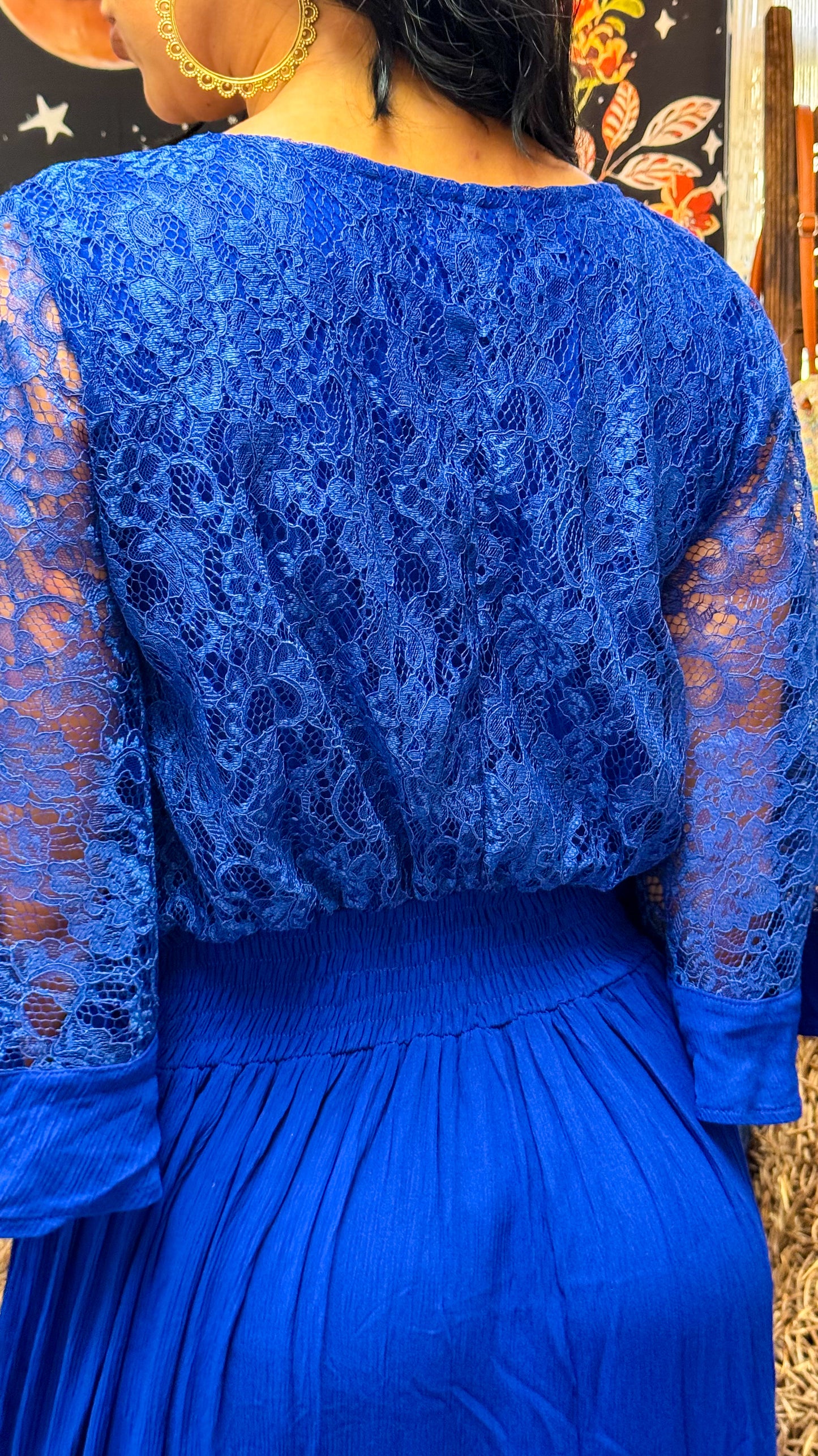 Astraea Maxi Dress- Blue