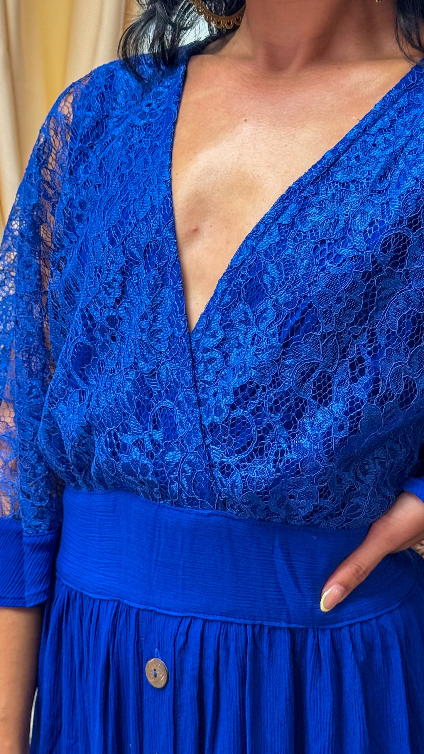 Astraea Maxi Dress- Blue