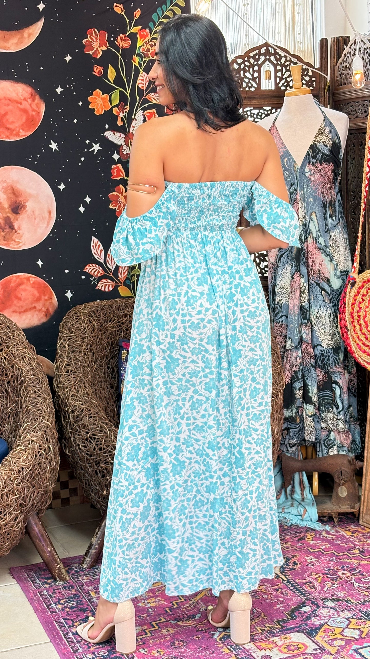 Lyanna Dress-Blue