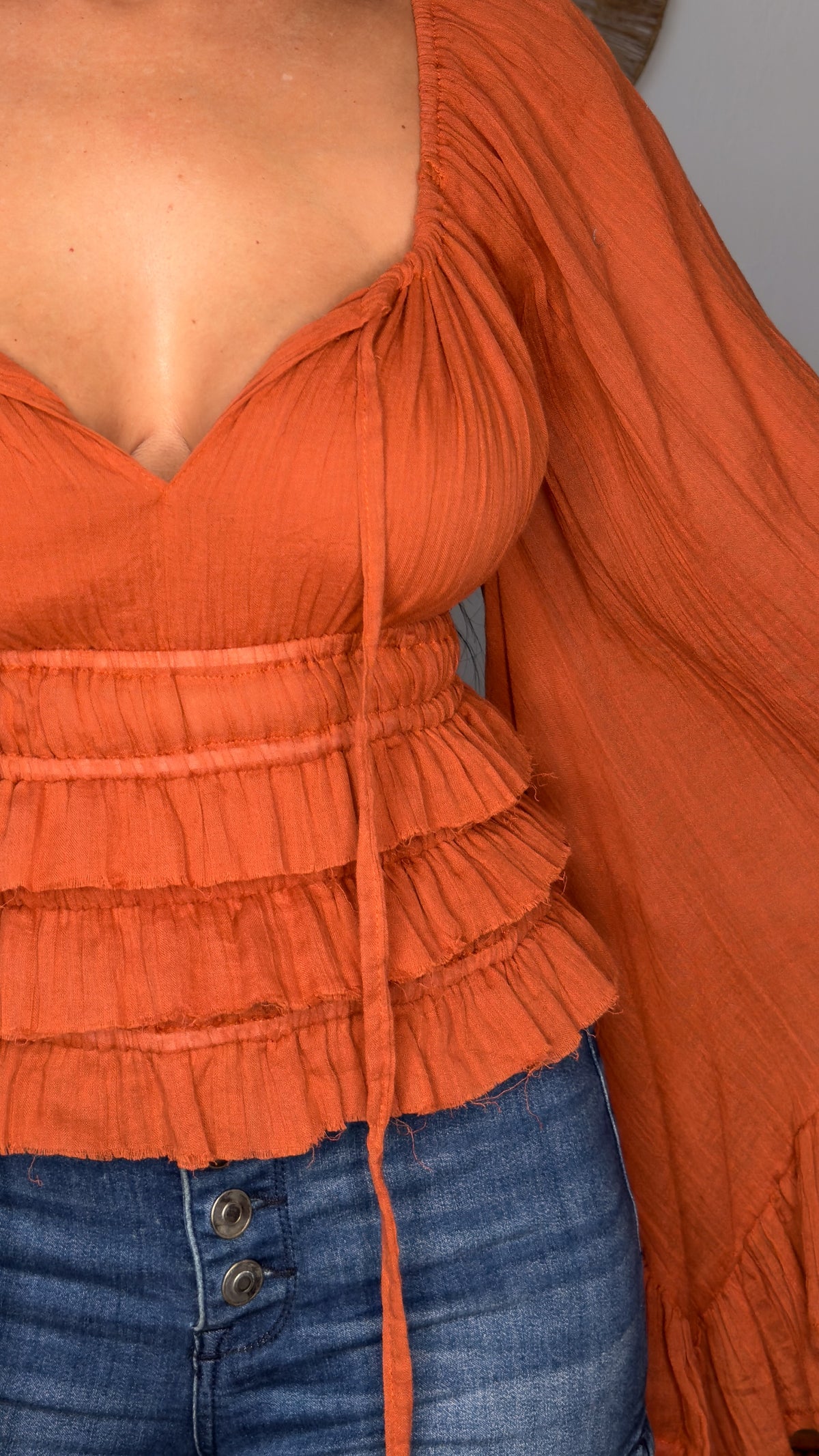 Canela Top- Terracota
