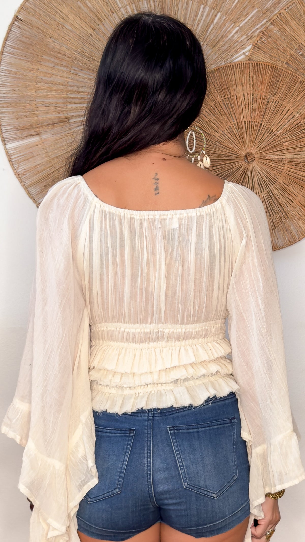 Canela Top- Off White