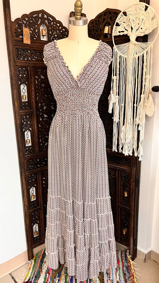 Peasant Maxi Dress