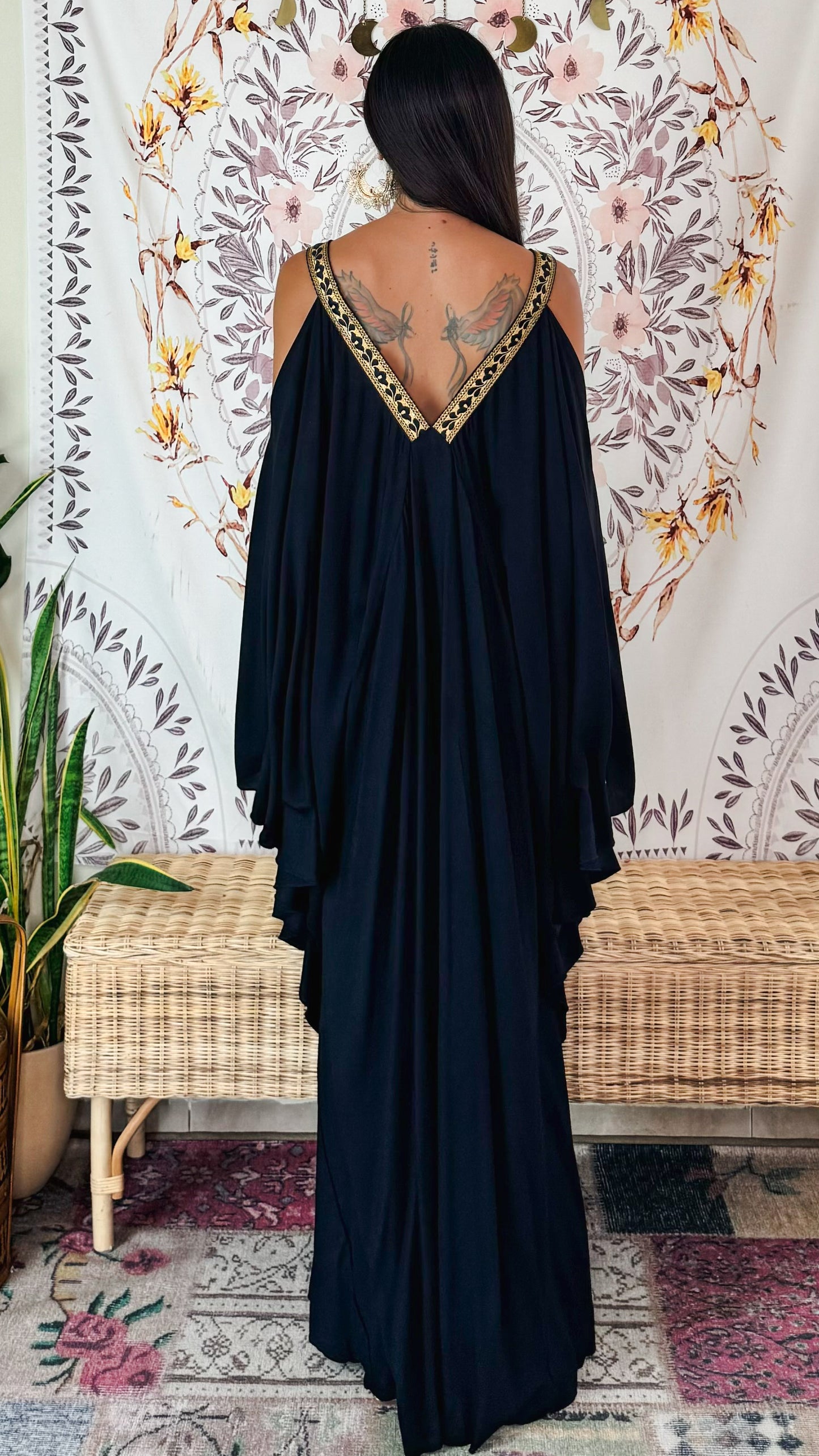 Venus Maxi Dress- Black